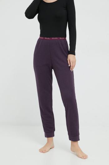 Pyžamové kalhoty United Colors of Benetton dámské, fialová barva