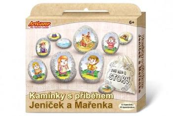 SMT Creatoys Malování na oblázky kameny s příběhem Jeníček a Mařenka