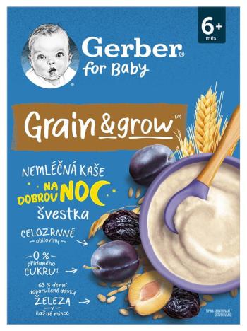 Gerber Nemléčná kaše pšenično-ovesná švestka 200 g