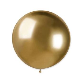 Balónky chromované 5 ks zlaté lesklé - Silvestr - 80 cm (8021886958867)