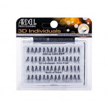 Ardell 3D Individuals Duralash Knot-Free 56 ks umělé řasy pro ženy Medium Black