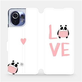 Flipové pouzdro na mobil Xiaomi Mi 11 - MH09S Panda LOVE (5903516622351)