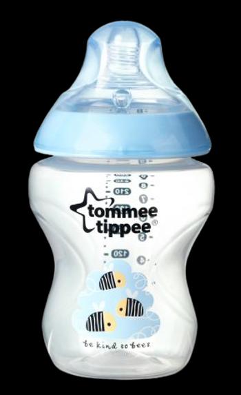 Tommee Tippee Kojenecká láhev C2N modrá 0m+ 260 ml