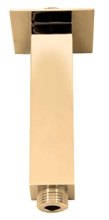 SLEZAK-RAV Držák stropní pro hlavovou sprchu 12 cm zlato, Barva: zlato MD0372Z