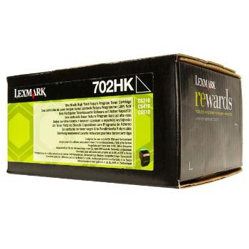 LEXMARK 702H (70C2HK0) - originální toner, černý, 4000 stran