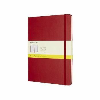 Zápisník Moleskine VÝBĚR BAREV - tvrdé desky - XL, čtverečkovaný 1331/11193 - Zápisník Moleskine - tvrdé desky červený