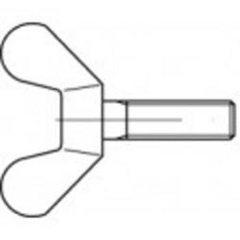 Křídlové šrouby TOOLCRAFT 1060596, N/A, M6, 25 mm, nerezová ocel, 25 ks