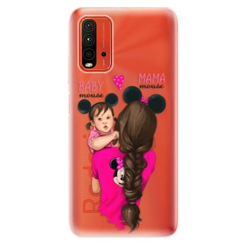 Odolné silikonové pouzdro iSaprio - Mama Mouse Brunette and Girl - Xiaomi Redmi 9T