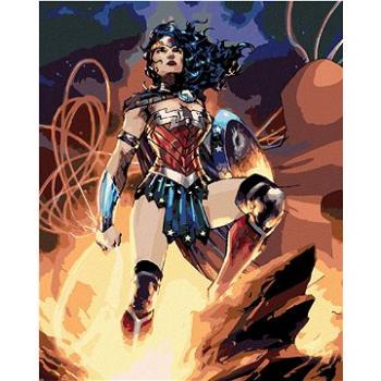 Zuty - Wonder woman na skále, 40×50 cm (HRAwlmal449nad)
