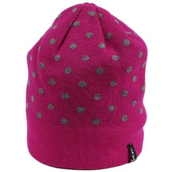 Finmark WINTER HAT Dámská pletená čepice, růžová, velikost UNI