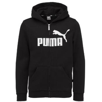 Puma ESSENTIALS BIG LOGO FZ HOODIE FL B Dětská mikina, černá, velikost