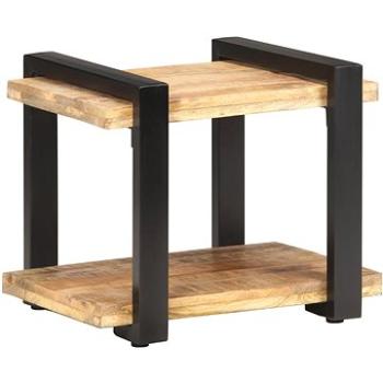 Noční stolek 50 x 40 x 40 cm hrubé mangovníkové dřevo (320490)