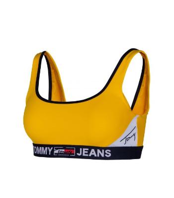 Tommy Hilfiger Tommy Jeans dámská žlutá horní část bikin BRALETTE