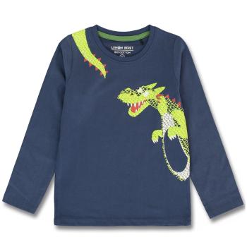 Chlapecké tričko z BIO bavlny LEMON BERET DRAGON modré Velikost: 116