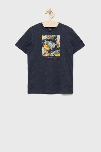 Dětské tričko Jack & Jones tmavomodrá barva, s potiskem