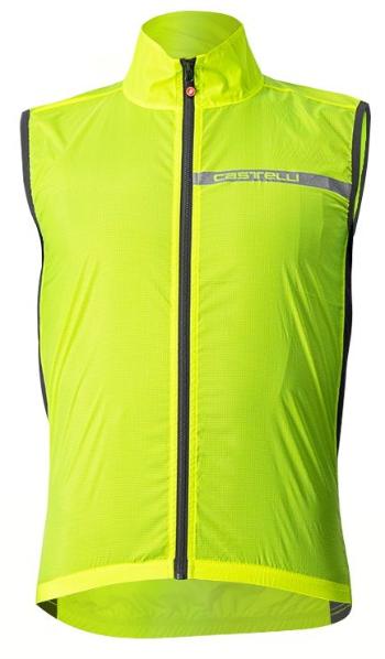 Castelli vesta Squadra Stretch Vest Electric Lime/Dark Gray žlutá XL