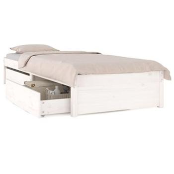 Rám postele se zásuvkami bílý 75 × 190 cm Small Single, 3103454 (3103454)
