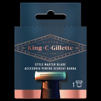 Gillette King C. Style Master holicí strojek se 4směrovými celokovovými náhradními holicími hlavicemi