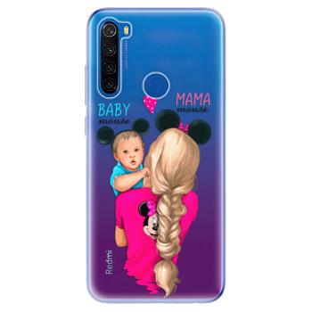 Odolné silikonové pouzdro iSaprio - Mama Mouse Blonde and Boy - Xiaomi Redmi Note 8T