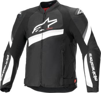 Alpinestars T-GP Plus V4 Jacket Black/White L Textilní bunda