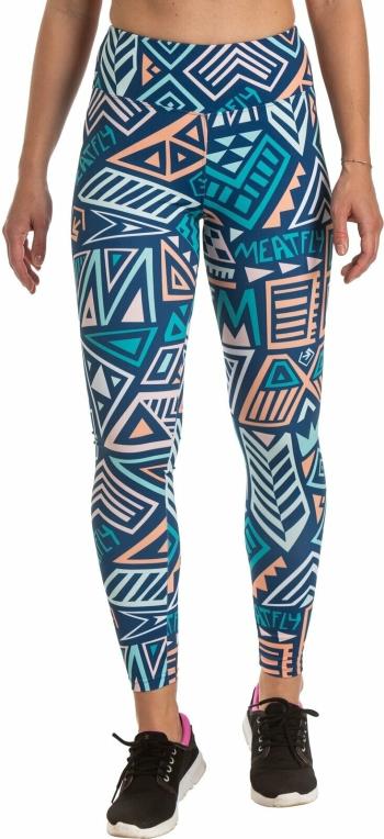 Meatfly Arabel Leggings Dancing Mint XS Fitness kalhoty