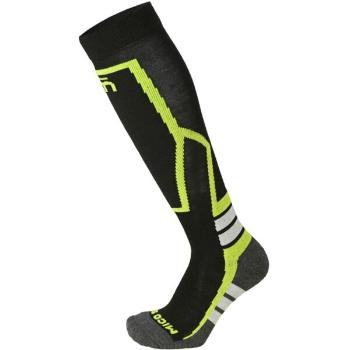 Mico CALZA SKI WARM CONTROL MEDIUM K Dětské vysoké lyžařské ponožky, černá, velikost 27-29