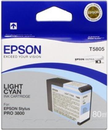 Epson T580500 světle azurová (light cyan) originální cartridge