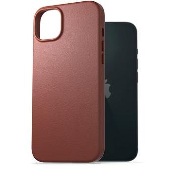 AlzaGuard Genuine Leather Case pro iPhone 14 Plus hnědé (AGD-GLC0002C)