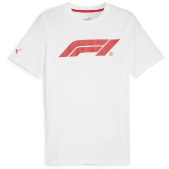 Puma F1 ESSENTIALS LOGO TEE Pánské triko, bílá, velikost