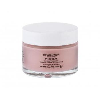 Revolution Skincare Pink Clay Detoxifying 50 ml pleťová maska pro ženy na všechny typy pleti