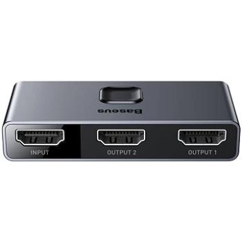 Baseus Matrix HDMI Splitter 2v1 / 1v2 Grey (CAHUB-BC0G)