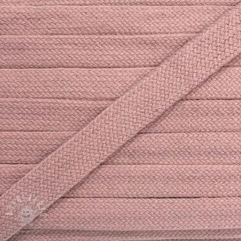 Bavlnená šnůra plochá 17 mm washed pink