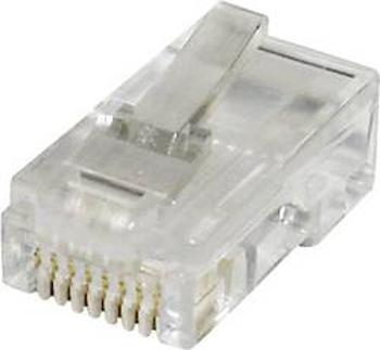 RJ45 konektor econ connect MPL88R - zástrčka, rovná RJ45 čirá, 1 ks