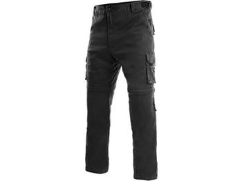 Kalhoty CXS VENATOR, pánské s odepínacími nohavicemi, černé, vel. 56