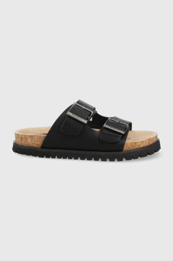 Pantofle Pepe Jeans Urban Sandal Smart Cork pánské, černá barva