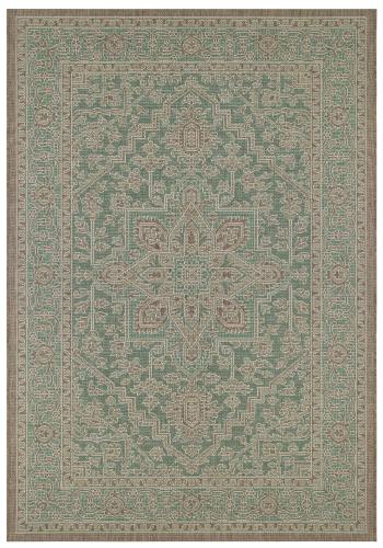 NORTHRUGS - Hanse Home koberce Kusový koberec Jaffa 103877 Taupe/Green - 200x290 cm Zelená