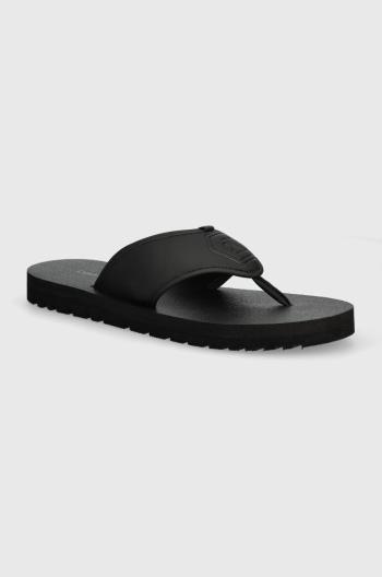 Žabky Calvin Klein Jeans THONG SANDAL SLIPON RP IN BTW pánské, černá barva, YM0YM00943