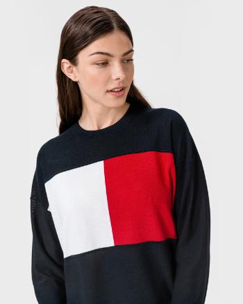 Tommy Hilfiger Icon Flag Svetr Modrá