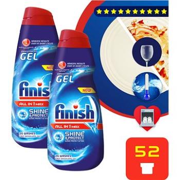 FINISH Gel All-in-1 Shine&Protect 2x 650 ml (52 dávek) (5997321732947)