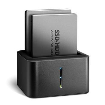 AXAGON ADSA-D25, dual 2.5" HDD/SSD CLONE MINI dock, SuperSpeed USB 5 Gbps (ADSA-D25)