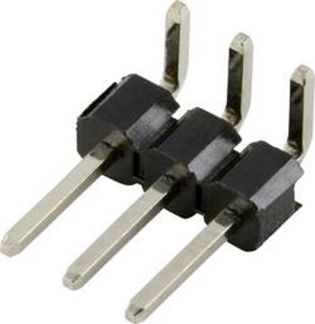 Pinová lišta (standardní) TRU COMPONENTS DS1022-1*3RDF1 TC-8596916, řádky 1, kontakty na řádek 3, 1 ks