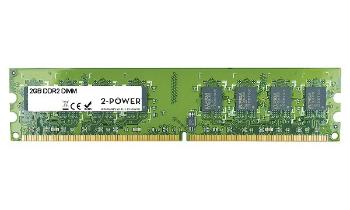 2-Power 2GB MultiSpeed 533/667/800 MHz DDR2 Non-ECC DIMM 2Rx8 ( DOŽIVOTNÍ ZÁRUKA )