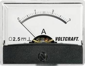 Analogové panelové měřidlo VOLTCRAFT AM-60X46/3A/DC 3 A