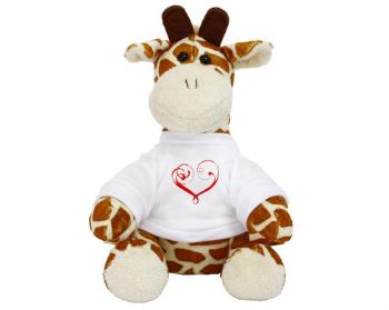 Plyšák žirafa In love