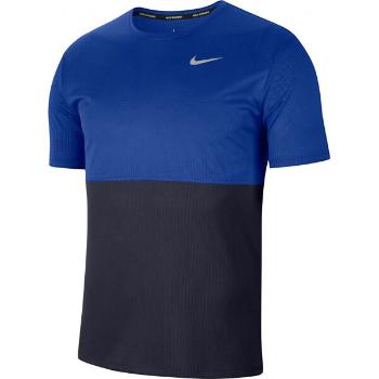 Nike BREATHE Pánské běžecké tričko, modrá, velikost XL