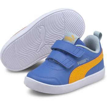 Puma COURTFLEX V2 V INF Dětské vycházkové tenisky, modrá, velikost 27