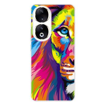 Odolné silikonové pouzdro iSaprio - Rainbow Lion - Honor 90 5G