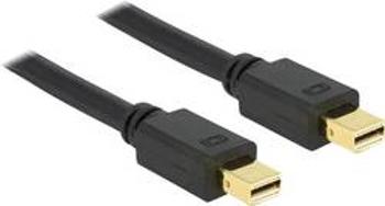 DisplayPort kabel Delock [1x mini DisplayPort zástrčka - 1x mini DisplayPort zástrčka] černá 3.00 m