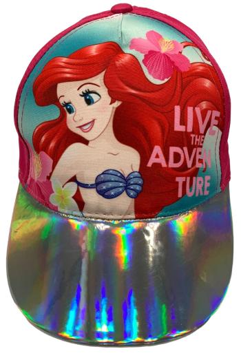 EPlus Dívčí kšiltovka - Ariel Disney růžová Velikost kšiltovka: 54