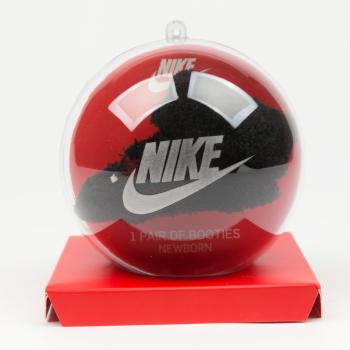 Hanging nike christmas bootie ornament 0-6m
